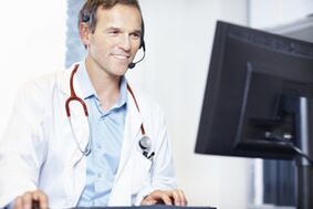Consulting of a doctor